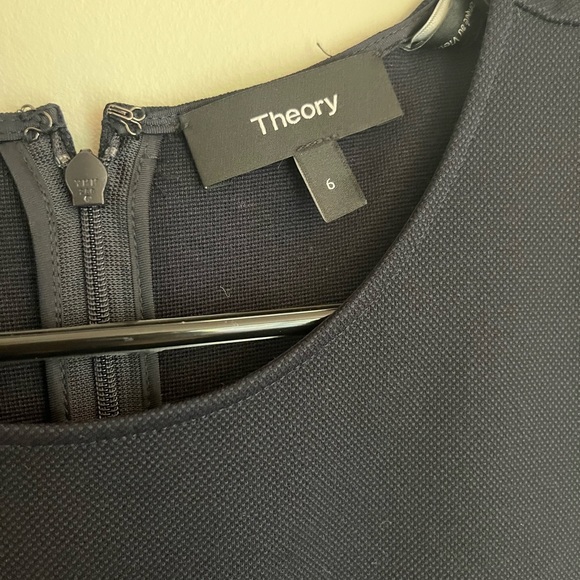 Theory Navy A Line Dress, size 6 - Picture 4 of 4